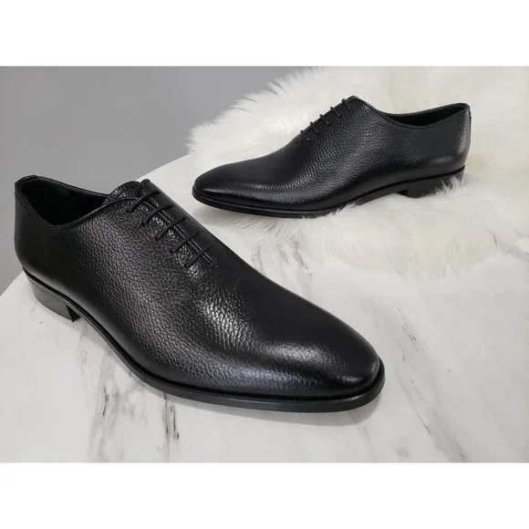 NEW NO BOX SZ 10 VELLAPAIS NEWARK WHOLECUT OXFORD SHOES MENS BLACK DRESS LOAFERS